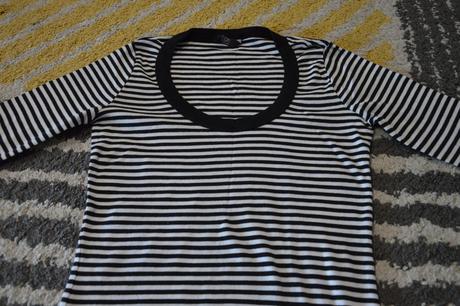 Pásikavé tričko, f&f,38