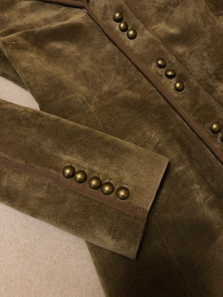 Kabat xs práva brusena koža, xs