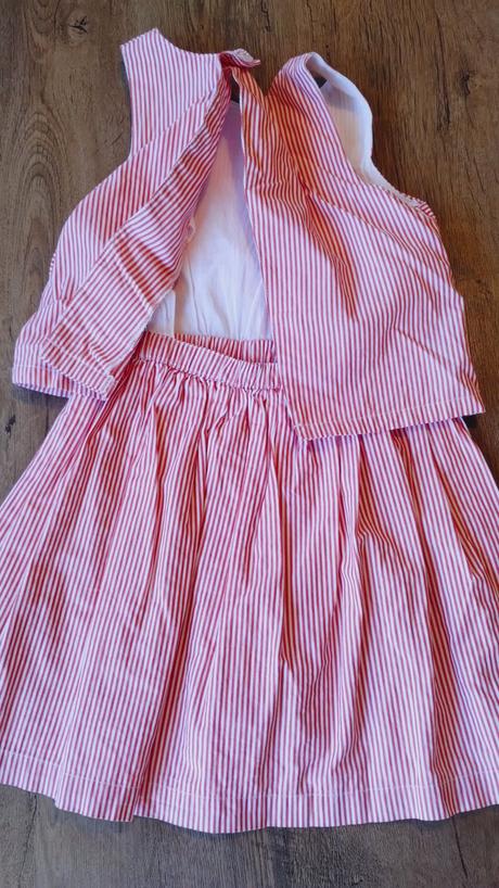 Vertbaudet pásikavé šaty, vertbaudet,122