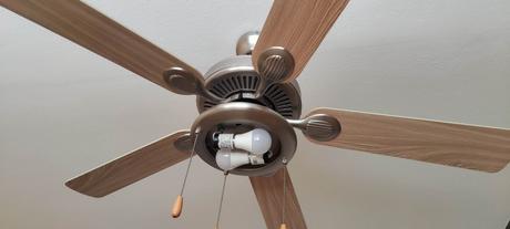 Stropné svietidlo + ventilátor, 