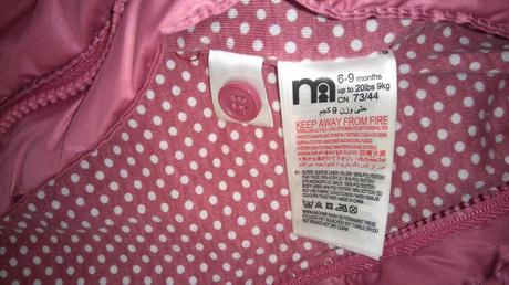 Dievčenský zimný overal / kombinéza, mothercare,74