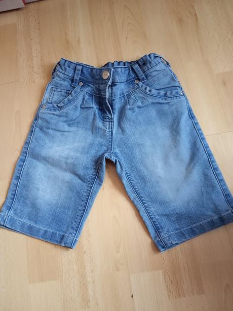 Dievčenské rifľové kraťasy , šortky, okay,128