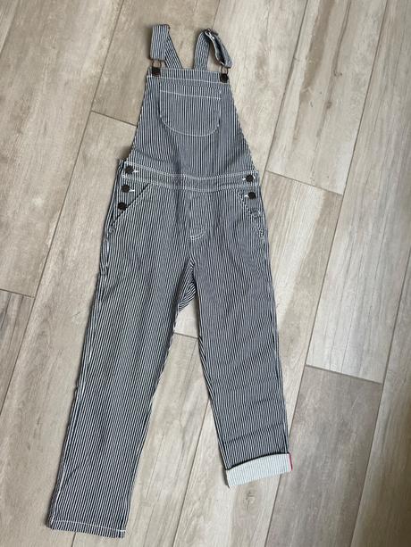 Unisex pruhované rifle na traky, mini boden,122 / 128