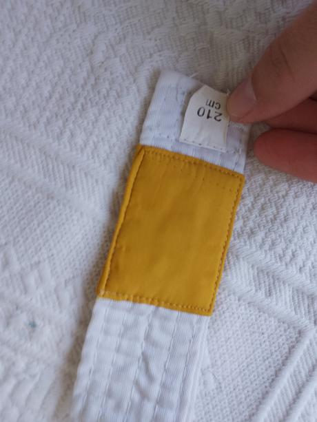 Karate kimono, pas, rukavice, 128
