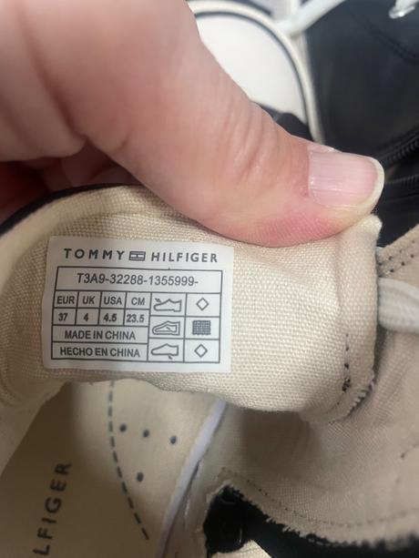 Kozene tenisky, tommy hilfiger,37