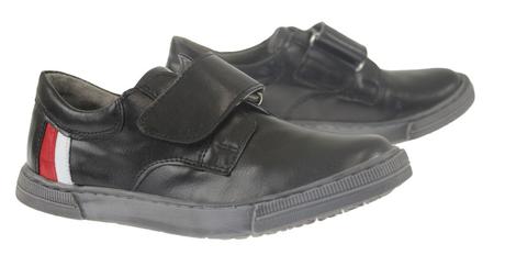 Chlapčenské čierne topánky 4502 b+n, kornecki,31 / 32 / 36