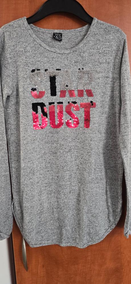 Pulovre s flitrom 158-164 3 ks, kik,164