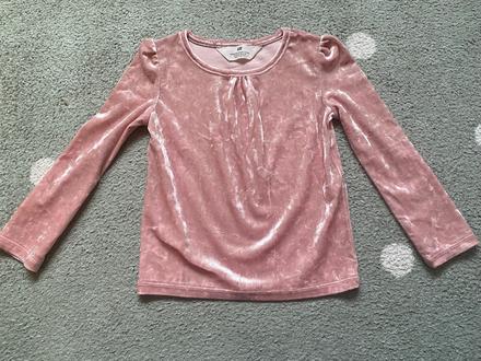 Zamatové tričko, h&m,98