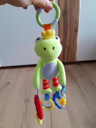 Žabka pre najmenších- hračka na kočík,