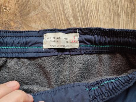 Zateplené nohavice, zara,110