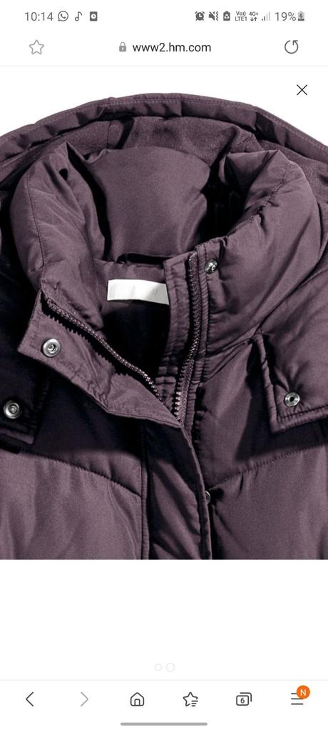 Zimná bunda, h&m,34