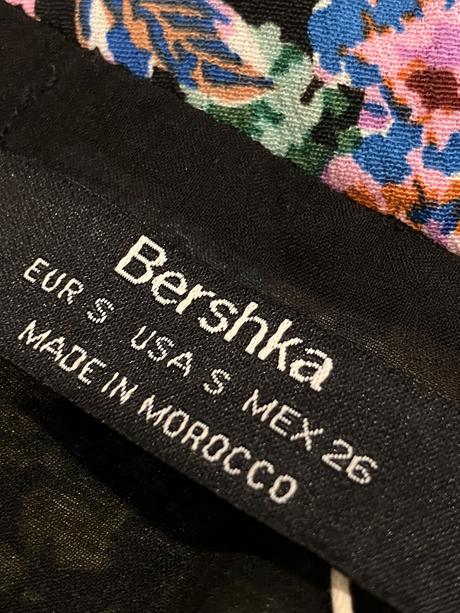 Dámske kvetované šaty bershka (s), bershka,s