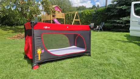 Cestovná postieľka so zvýšeným dnom, šírka (cm): 60,dĺžka (cm): 120