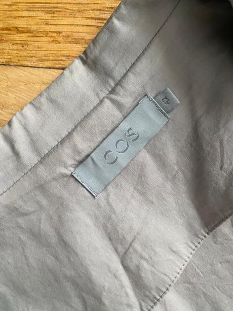 Štýlové šedé midi šaty s krátkym rukávom cos, cos,xl