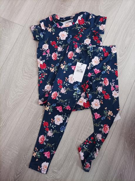 Legíny+tričko, kompletik 110, novy, gate,110