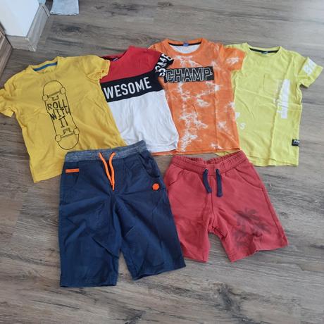 Tričká a kraťase, 122–134