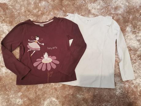 2x tricko s dlhým rukávom, sinsay,128