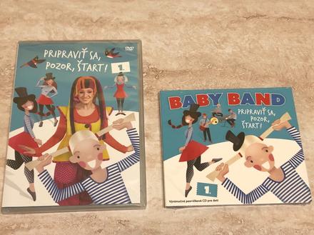 Dvd a cd fíha tralala, nové, top stav, cena spolu, 