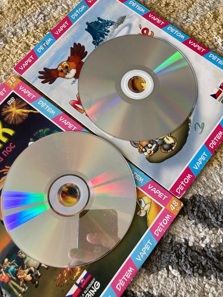 Dvd rozprávky 4ks, 