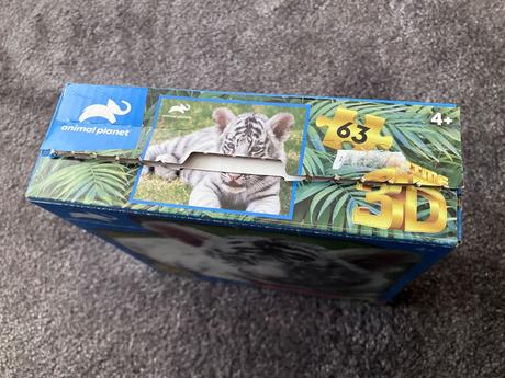 3d puzzle tiger 63 dielikov, 