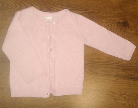 Ružový svetrík, h&m,92