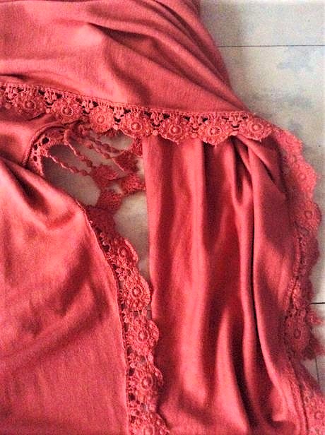 Bavlnená šatka na krk, l