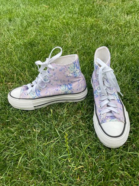 Platenky s kvetmi, decathlon,36