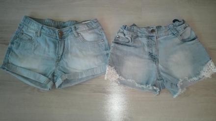 Riflové kratasy /šortky vel.152(11-12r), 152