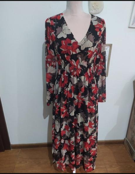 Šifonove maxi šaty, reserved,38