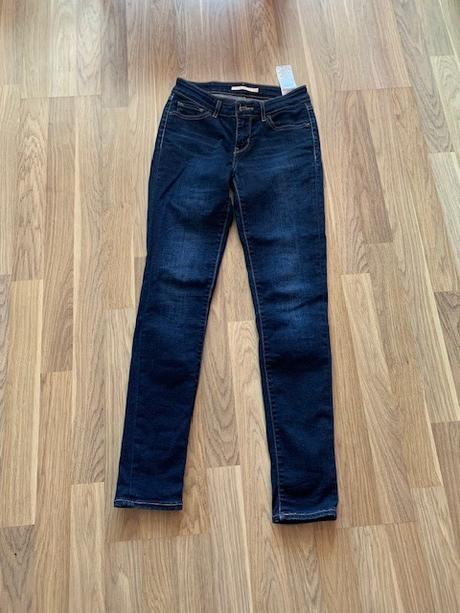 Tmavo modré rifle, levis,158 - xs