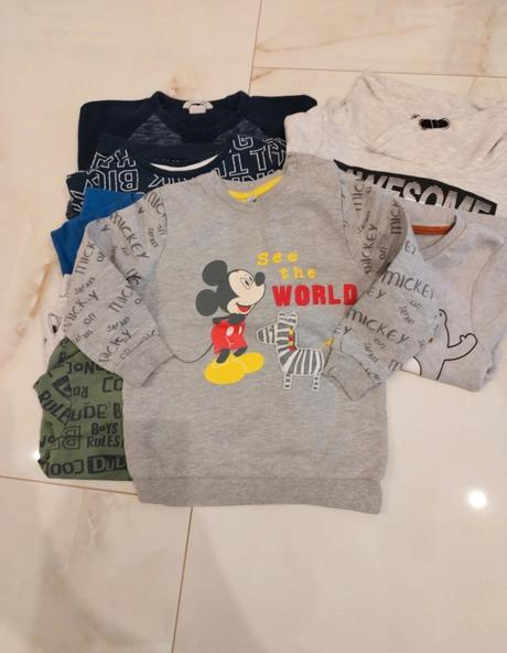 Chlapcenske mikiny 9ks, 98