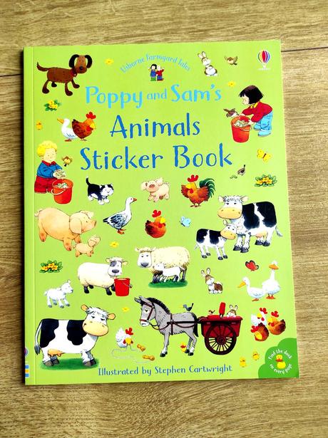 Nálepkové zošity od usborne, 