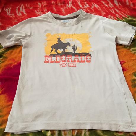 Triko, 116/122, krátky rukáv, nosené, 116