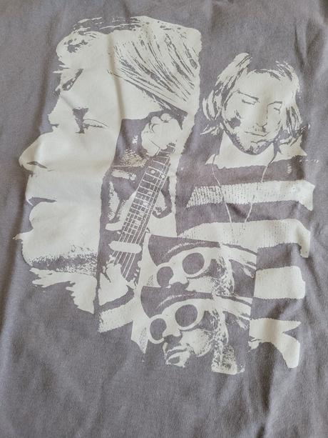 Croptop kurt cobain, h&m,m