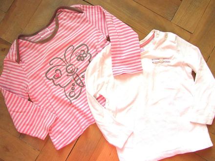 2 dievčenské tričká, dopodopo,86