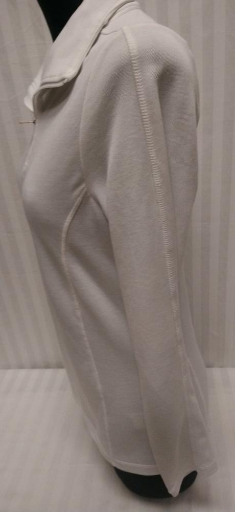 Dámsky biely top s golierom, classic, s/m, m