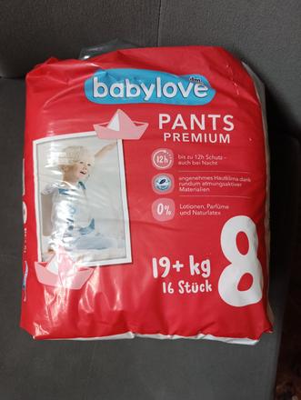 Babylove plienkove nohavičky 8, babylove,11 kg - 25 kg