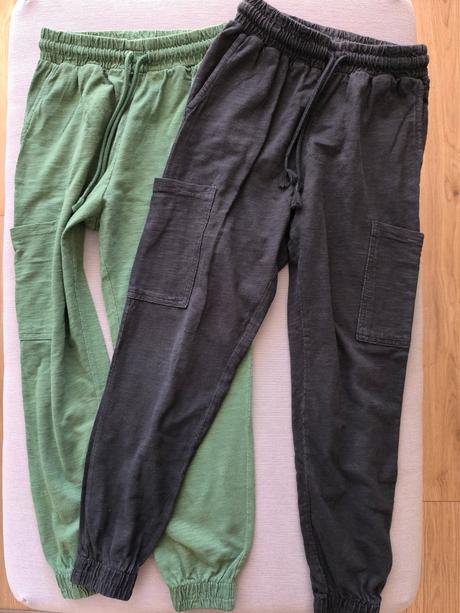 Cargo teplákové nohavice, h&m,128