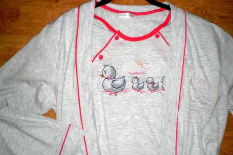 Tehotenská súpravička župan a nočná košeľa, vienetta secret,l / m / s / xl