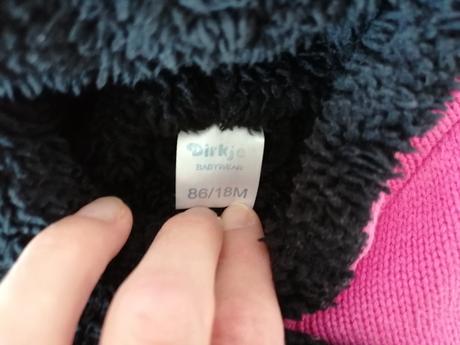 Zatepleny sveter/kabátik, dirkje,86