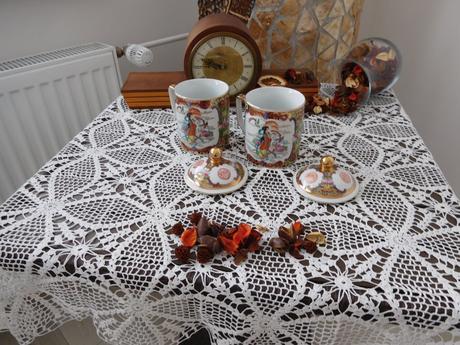 Čínsky porcelán šálka veľká 2 kusy, 