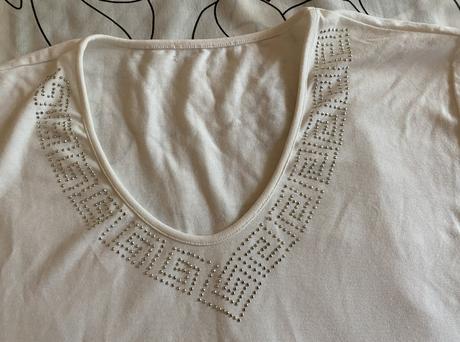 Kvalitné tričko s kamienkami lau ra v. l/xl, l