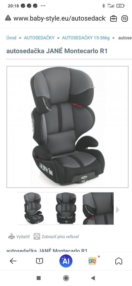 Autosedačka jane, jané