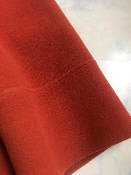 Vlnený kašmírový 3/4 kabát, xxl