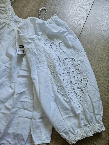 Biela letná blúzka, f&f,38