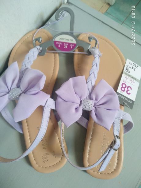 Romanticke sandale, primark,38