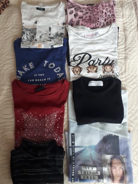 Trička, bershka,134