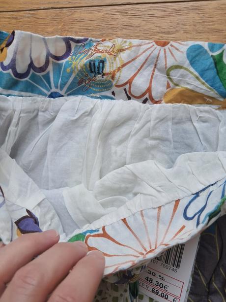 Vzorovaná podšitá letná sukňa desigual veľkosť 44, desigual,44