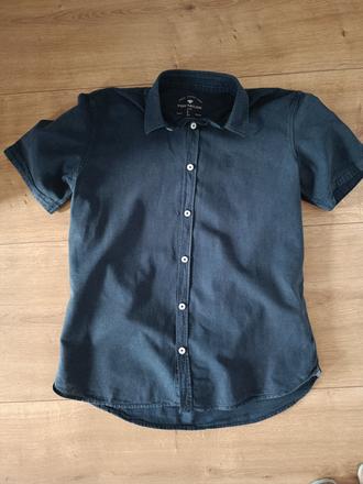 Ľanovo bavlnená košeľa v l, tom tailor,l