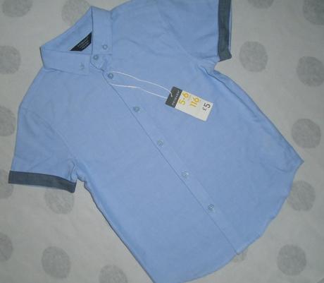 Košeľa na 5 a 6 rokov, primark,110 / 116 / 122